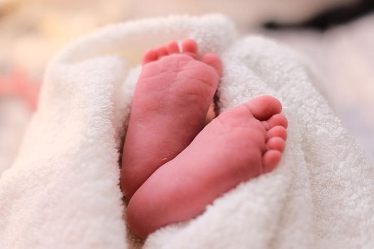 newborn feet